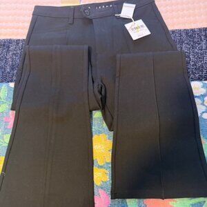 NEW LOLA JEANS azure high rise flare pant in ponte black - Size Large